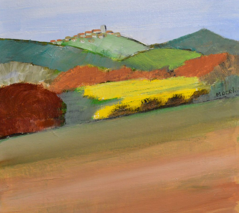 Peinture Collines, tableau de Philippe Morel